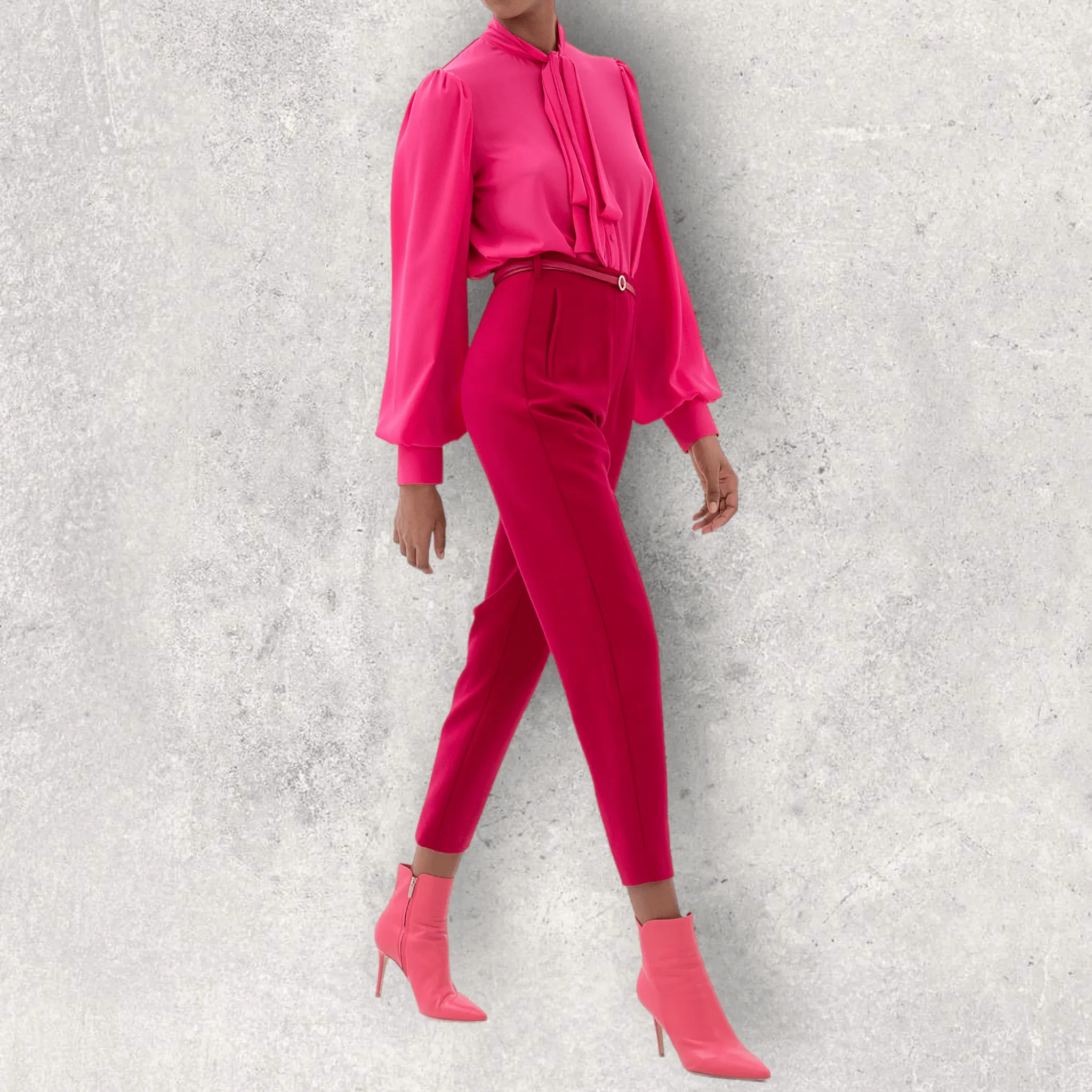 Fracomina – Pantalone fitted in tessuto tecnico