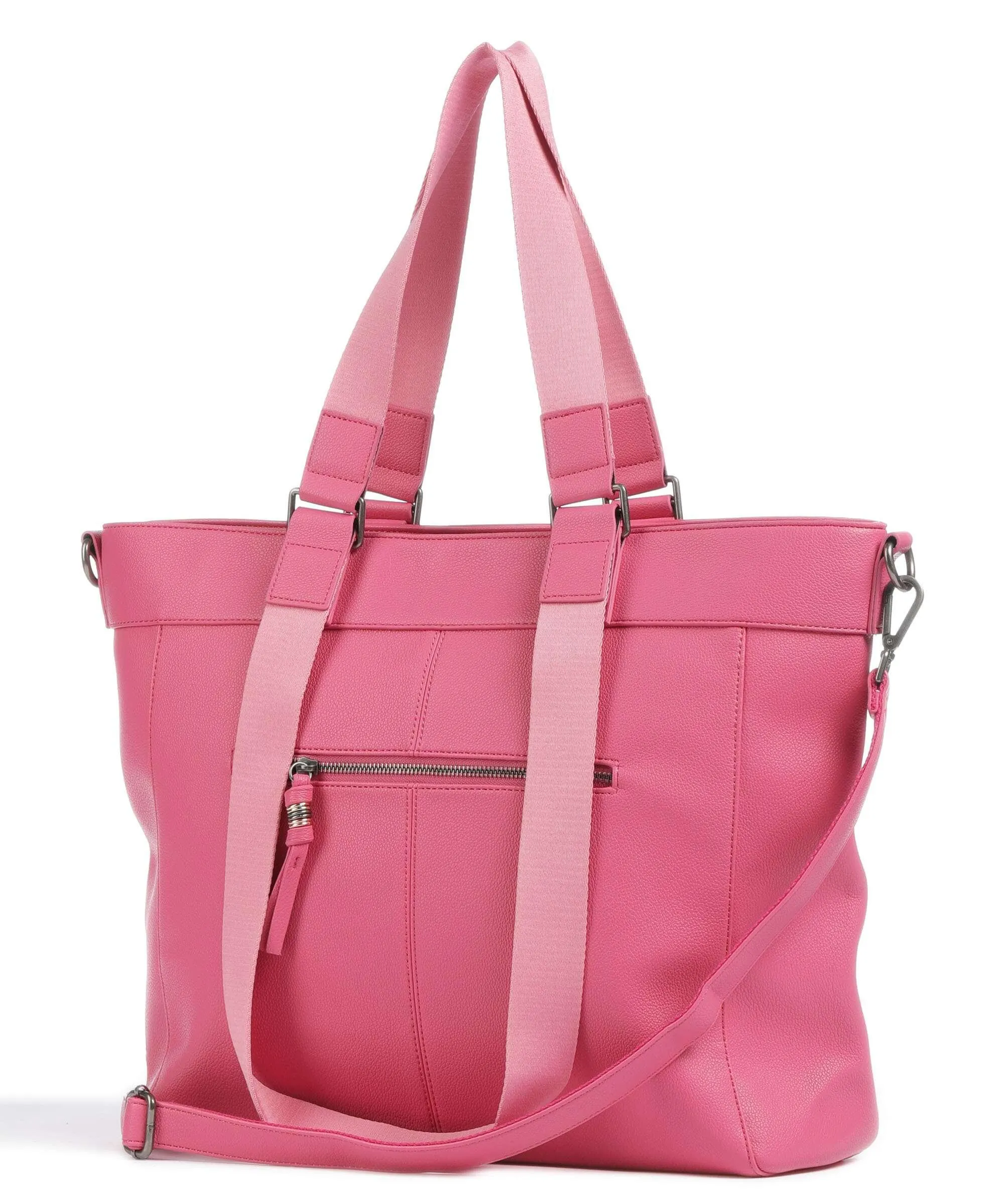  FredsBruder Keep on smiling Big Borsa shopper pelle riciclato pink  