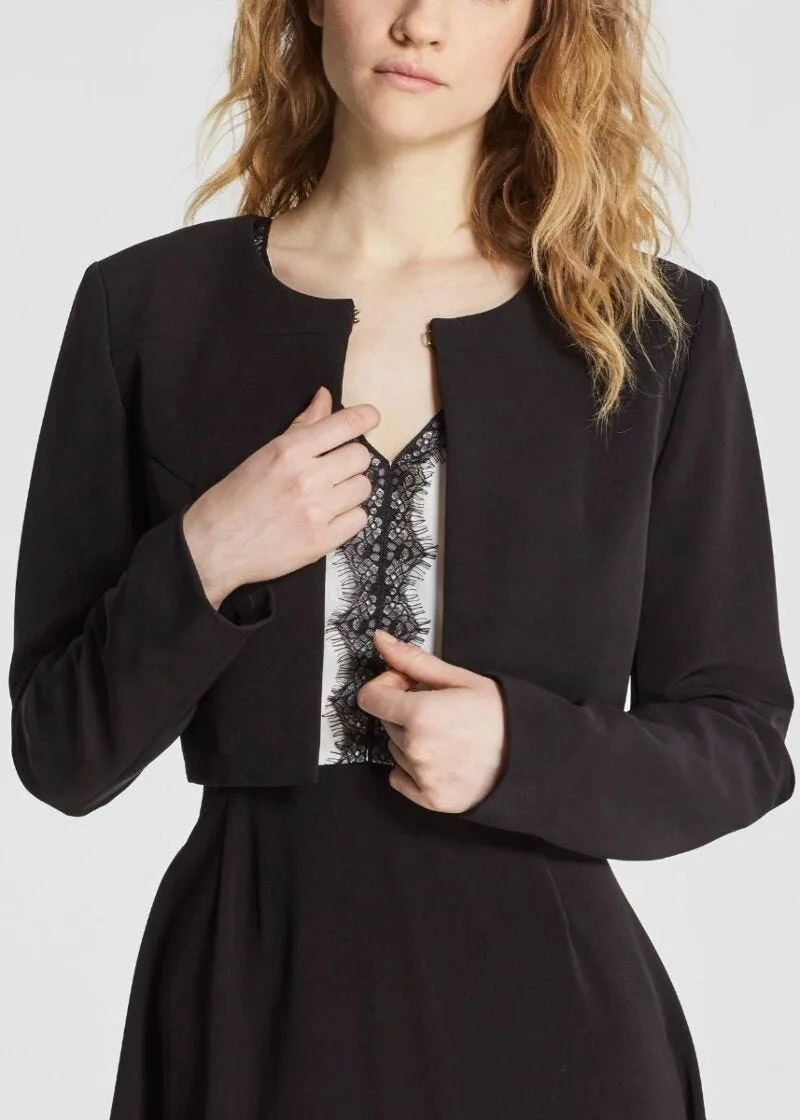 Giacca bolero in tessuto stretch