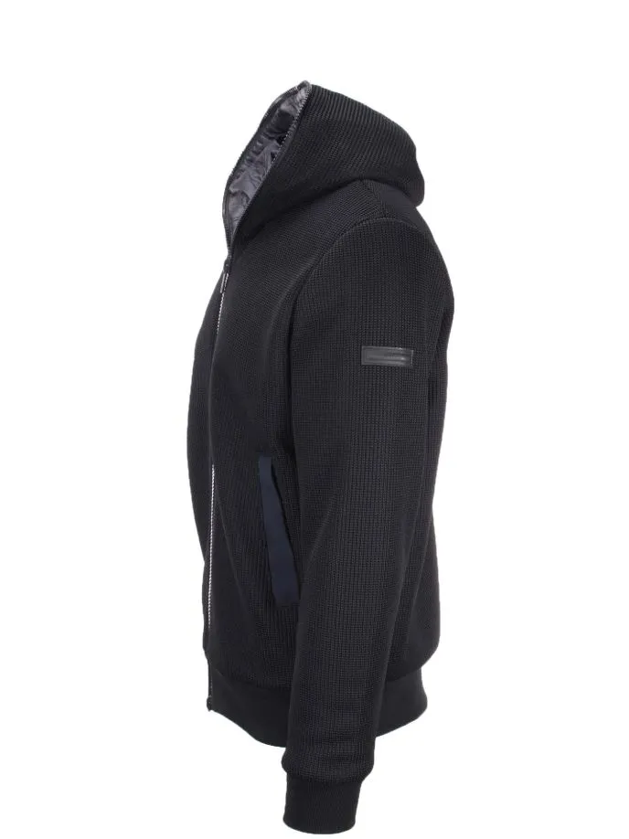 Giubbotto bomber con cappuccio