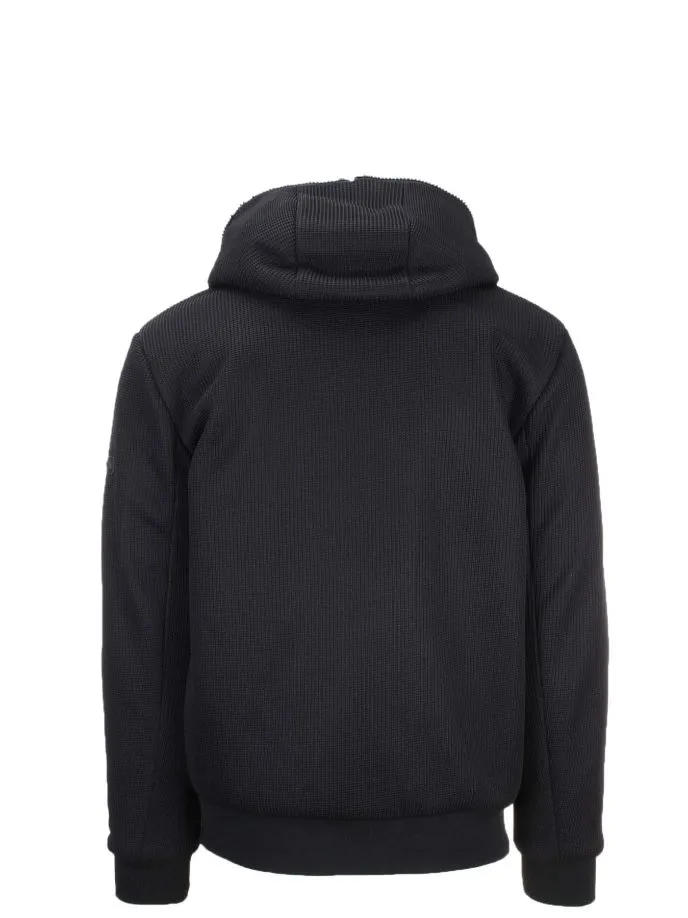 Giubbotto bomber con cappuccio
