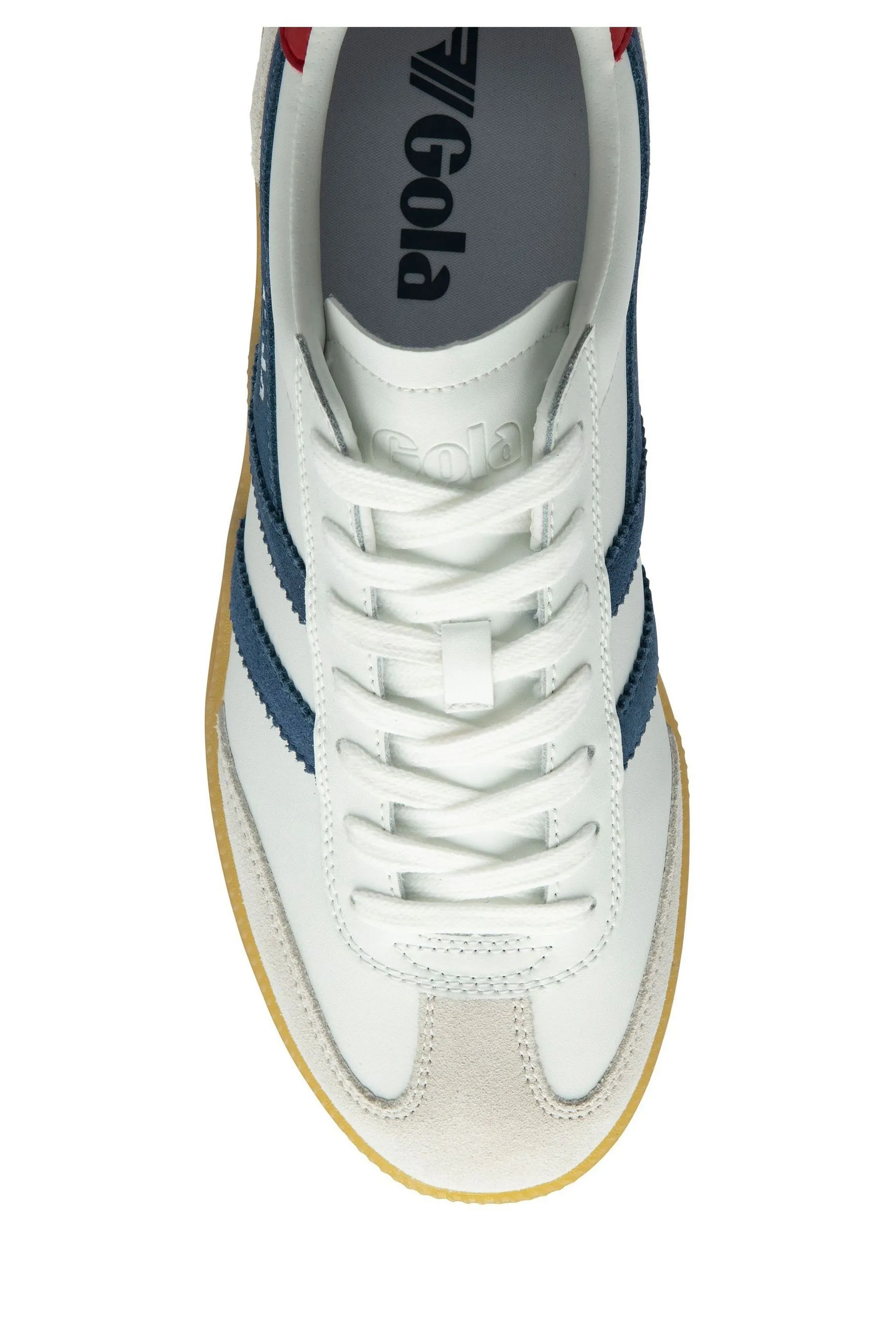 Gola Uomo Viper Leather Lace-Up Scarpe da ginnastica    