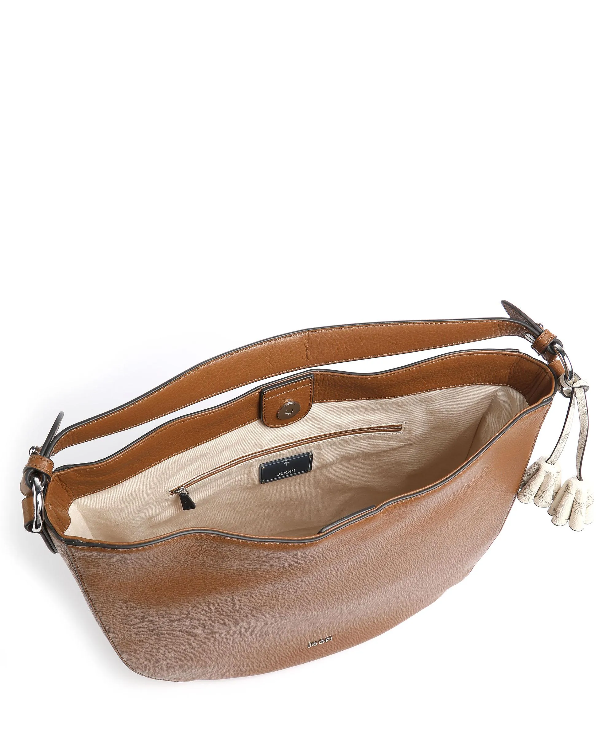  JOOP! chiara 2.0 Eliza Borsa hobo pelle granulata cognac  