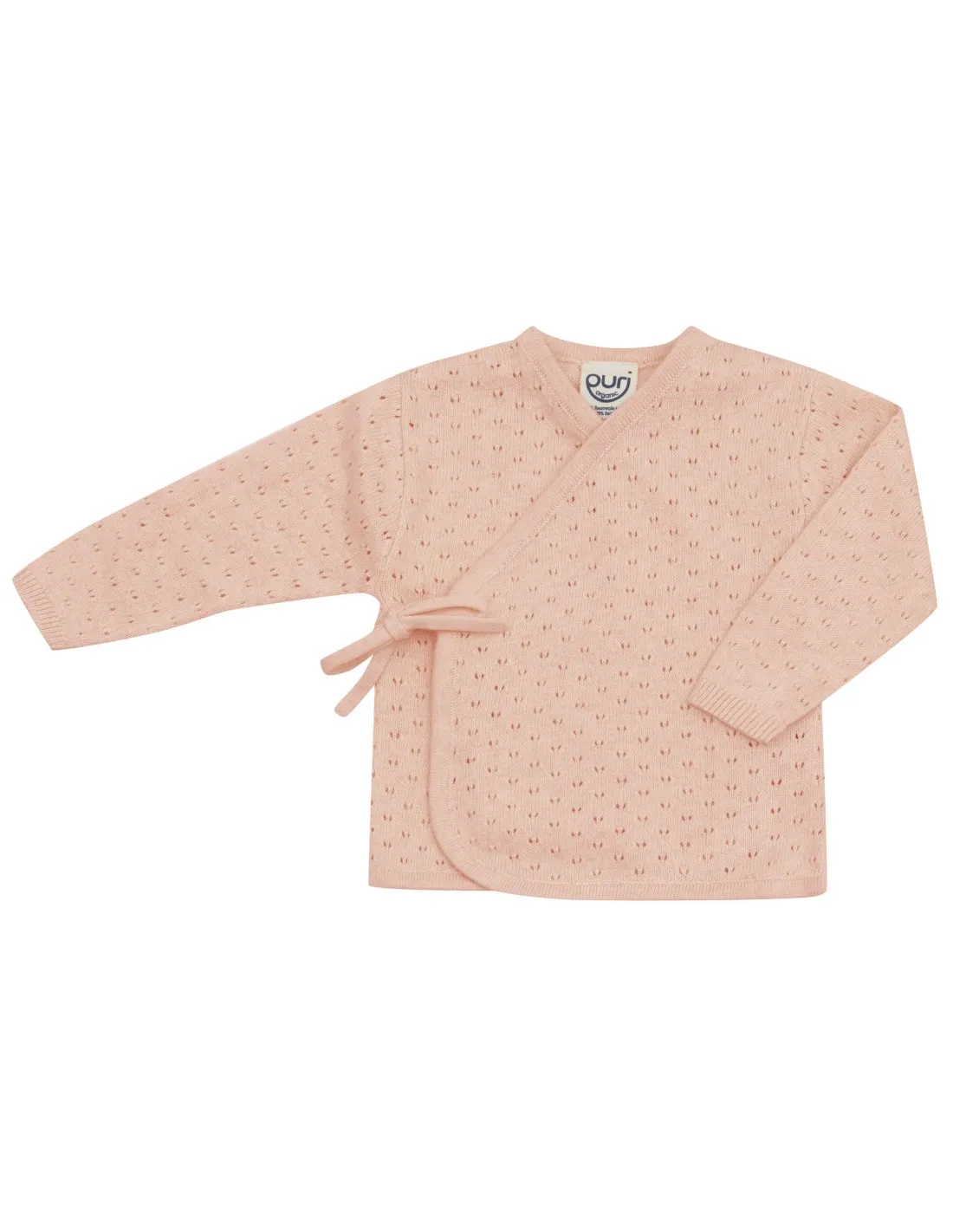 KIMONO BABY IN COTONE-SETA CON FIOCCO