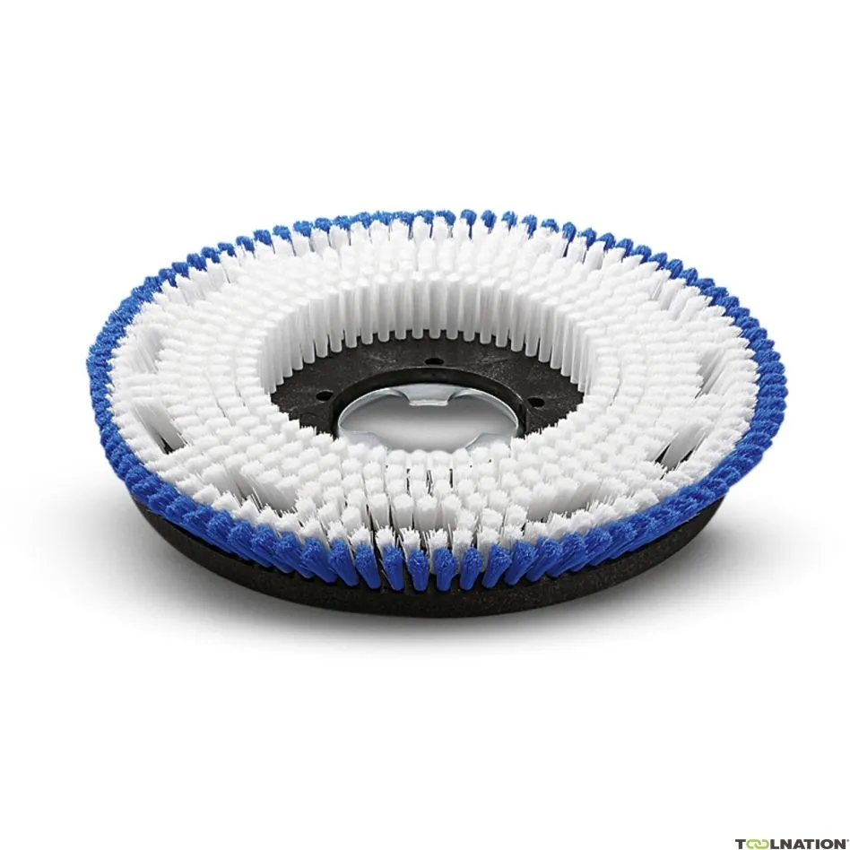 Kärcher Professional 6.369-891.0 Spazzola per shampoo, mediamente morbida, blu/bianca, 330 mm