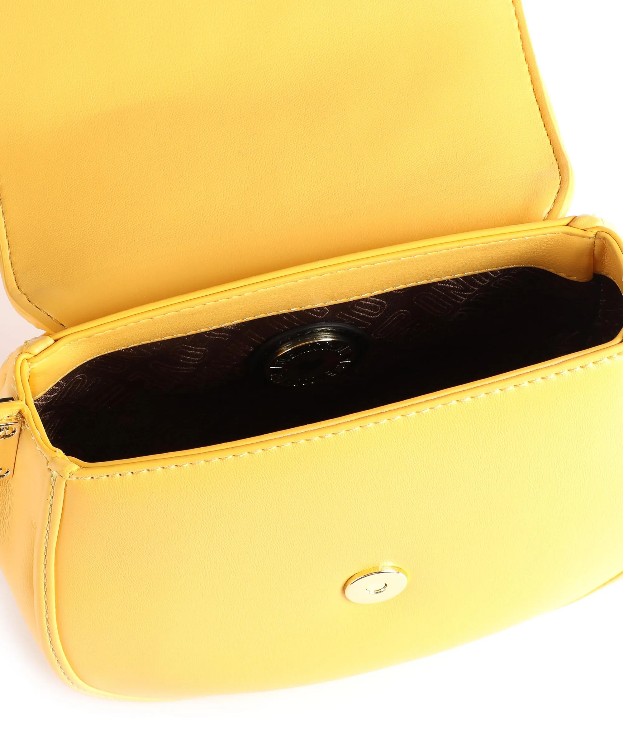  Love Moschino Quilted Borsa a tracolla pelle sintetica giallo  