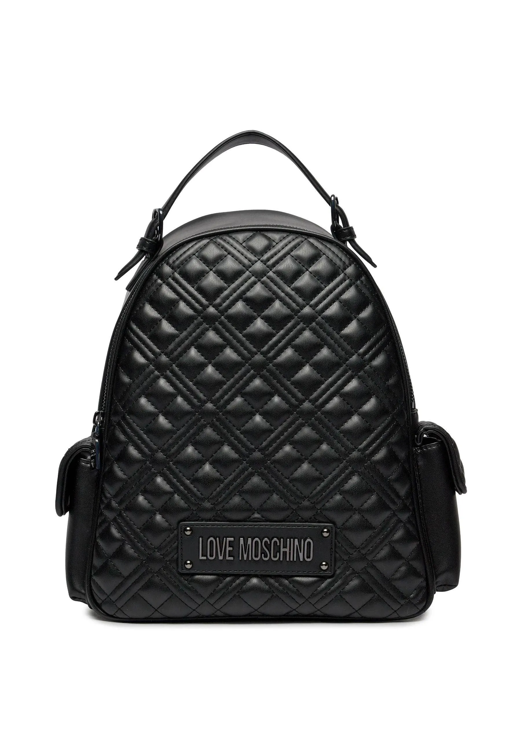 LOVE MOSCHINO Zaino Donna Nero Canna di Fucile JC4015PP1ILA000A
