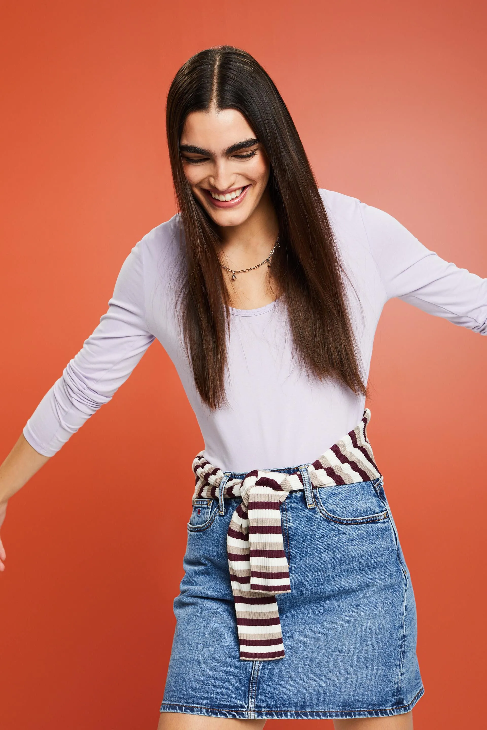 Maglia a manica lunga in cotone