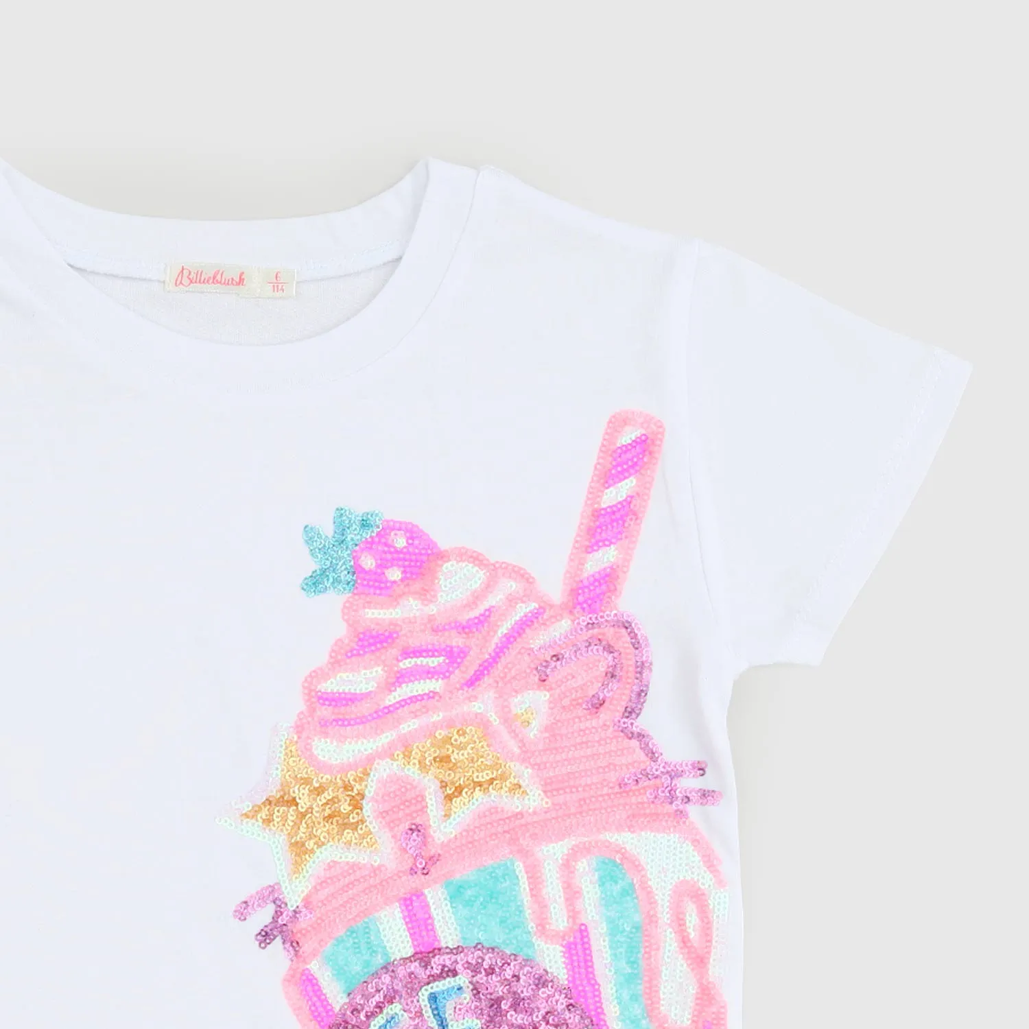 Maglia Con Paillettes Bambina