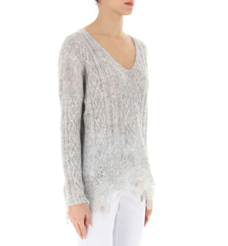 Maglia con pizzo