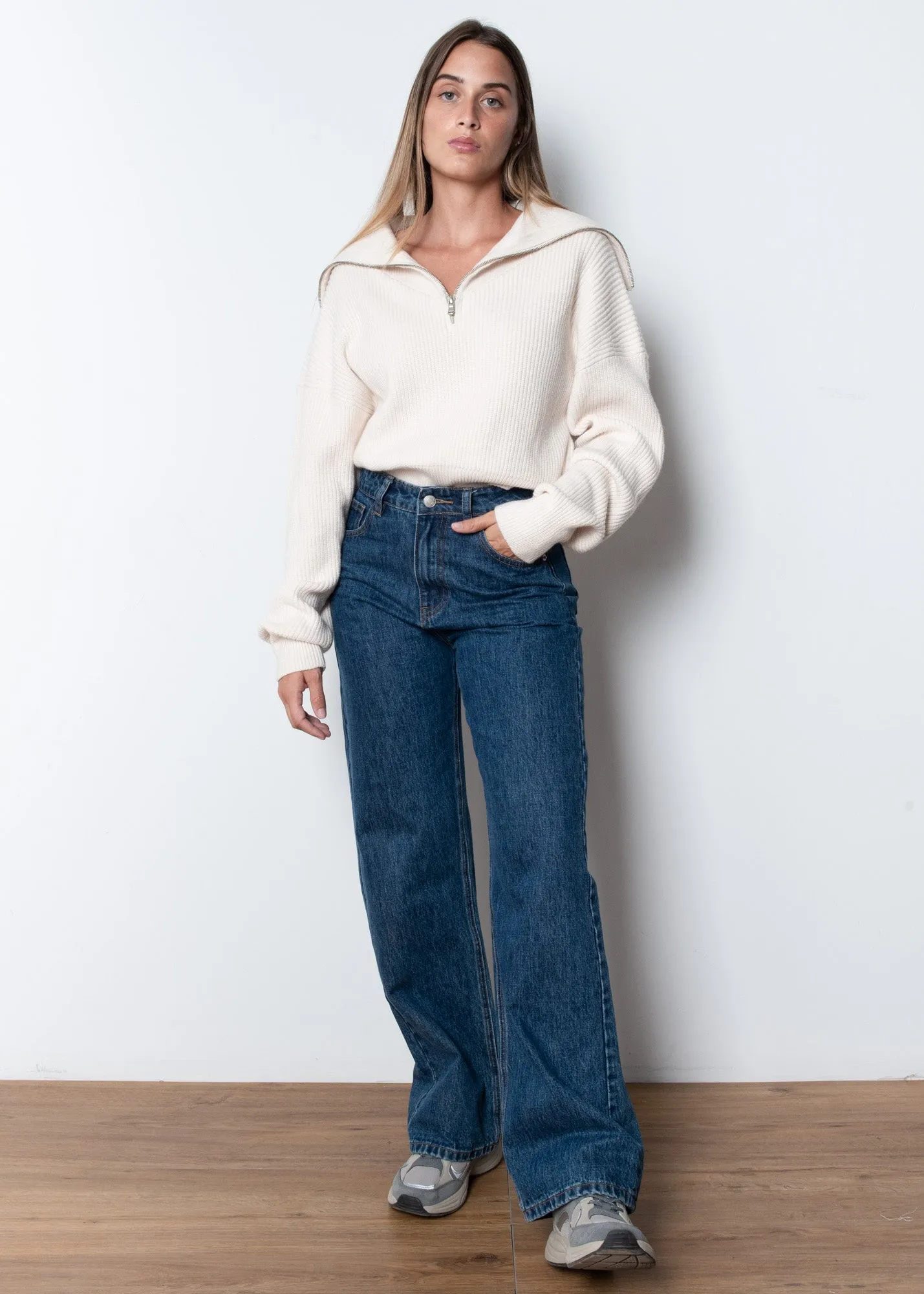 Maglia con zip