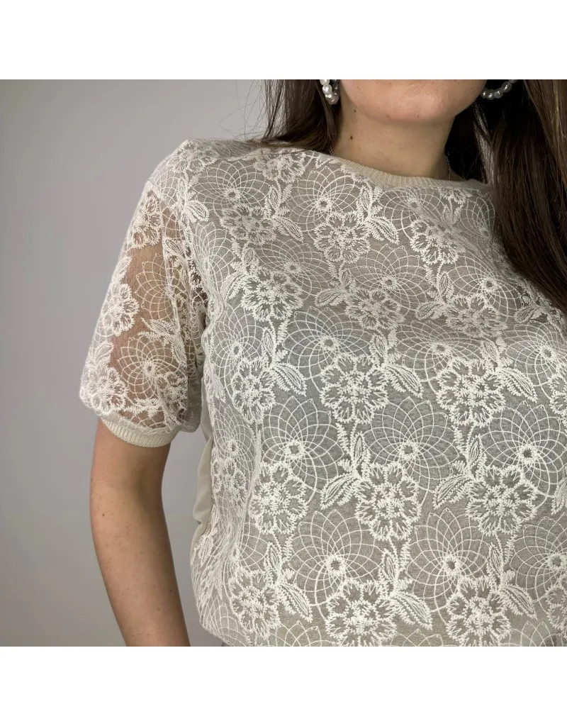 MAGLIA IN PIZZO