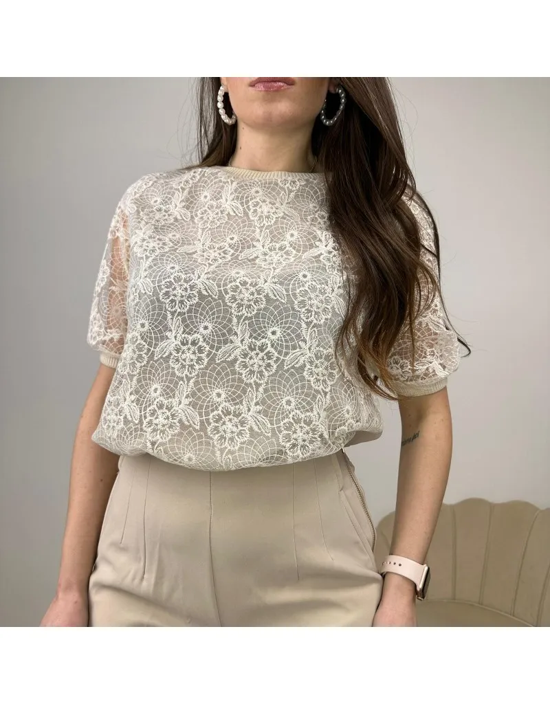 MAGLIA IN PIZZO