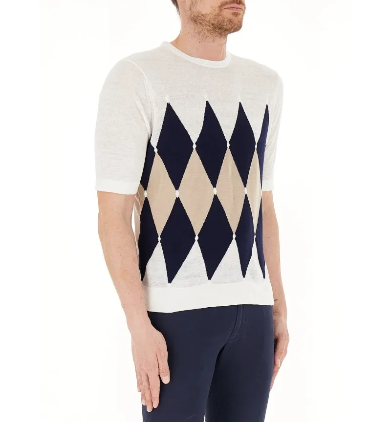 Maglia misto lino