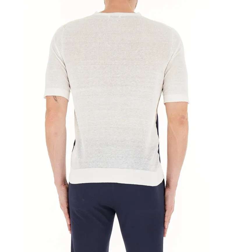 Maglia misto lino