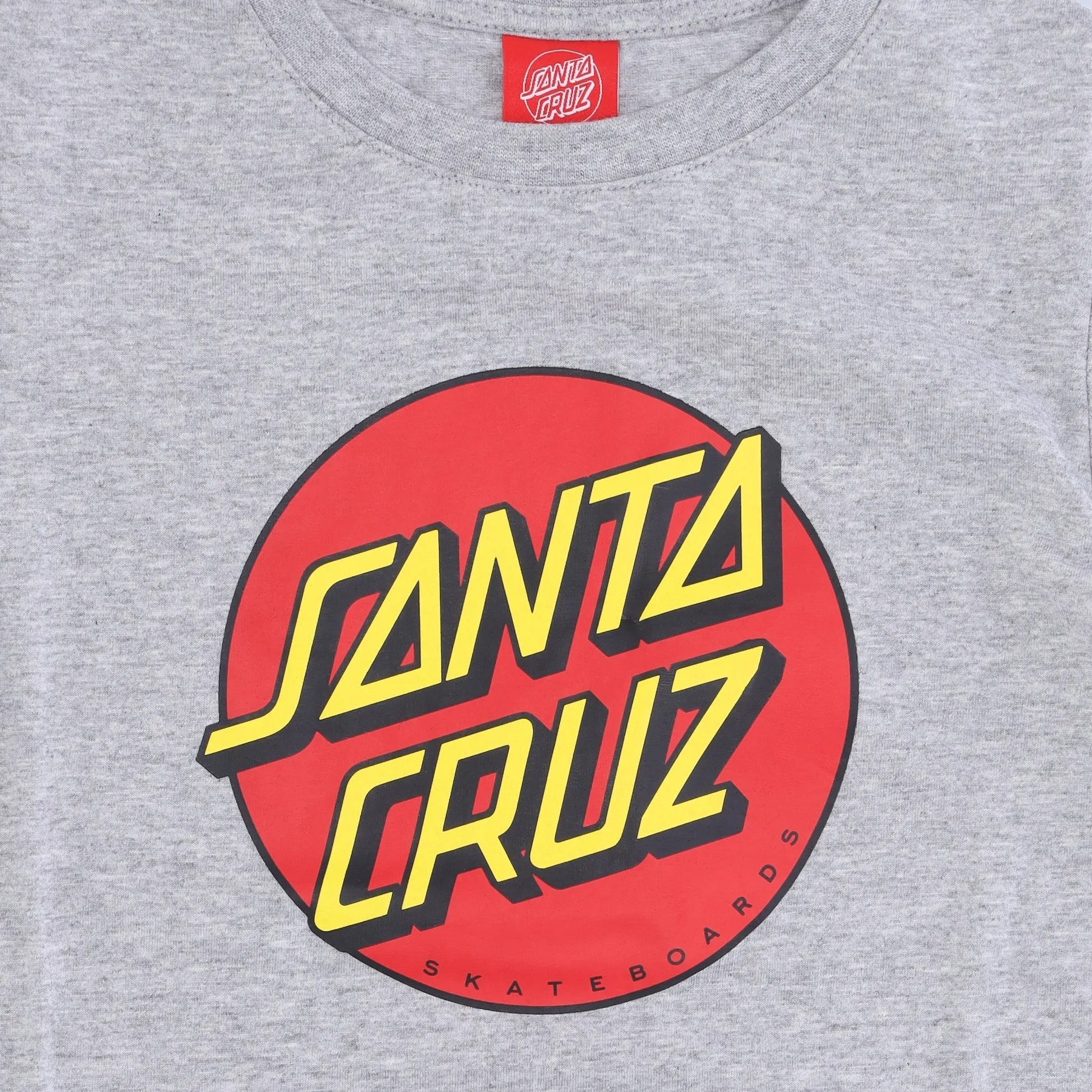 Maglietta Ragazzo Classic Dot Tee Heather Grey