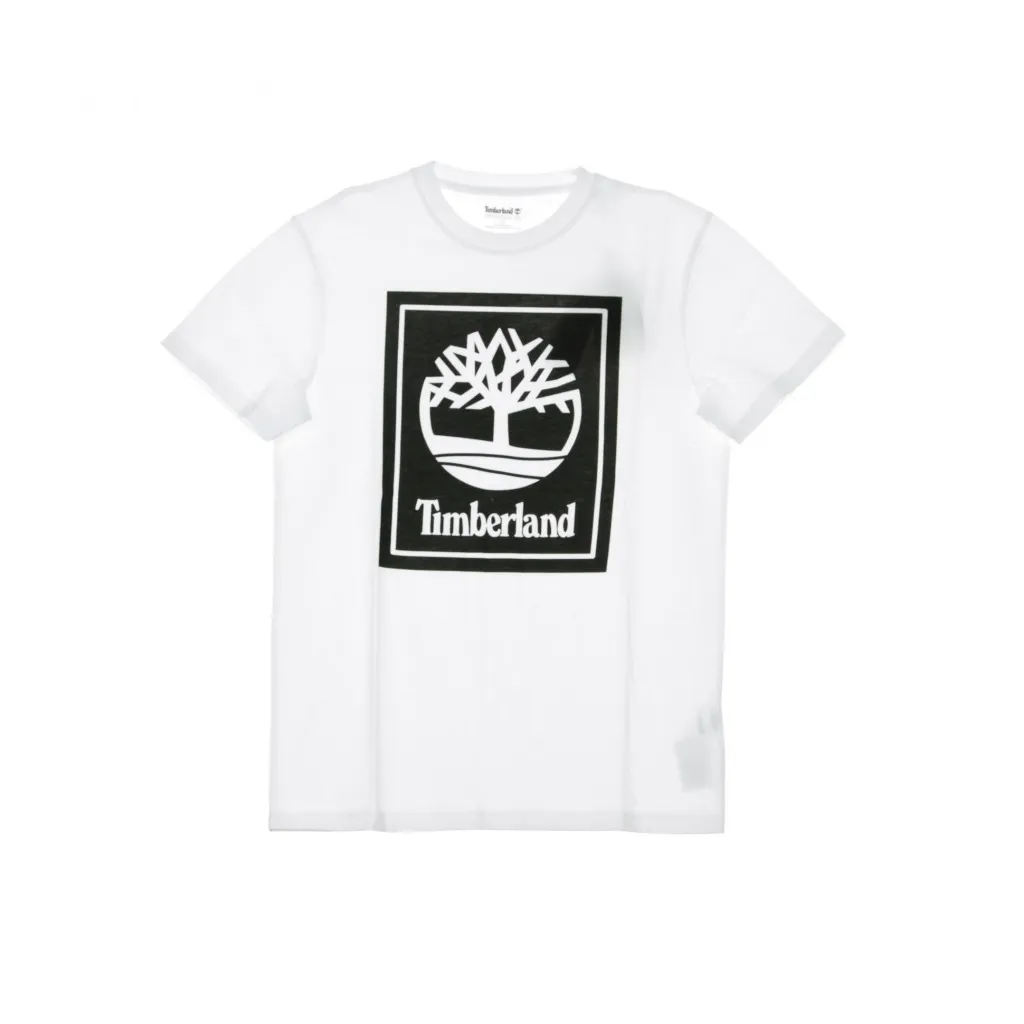 MAGLIETTA STACK LOGO ECL TEE WHITE