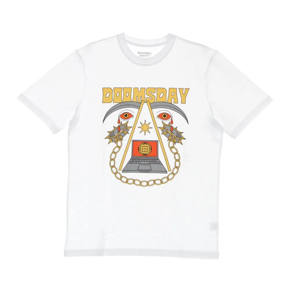 Maglietta Uomo Lost In The Net Tee White