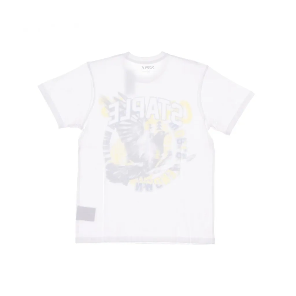 MAGLIETTA UOMO PHOTO PIGEON LOGO TEE WHITE