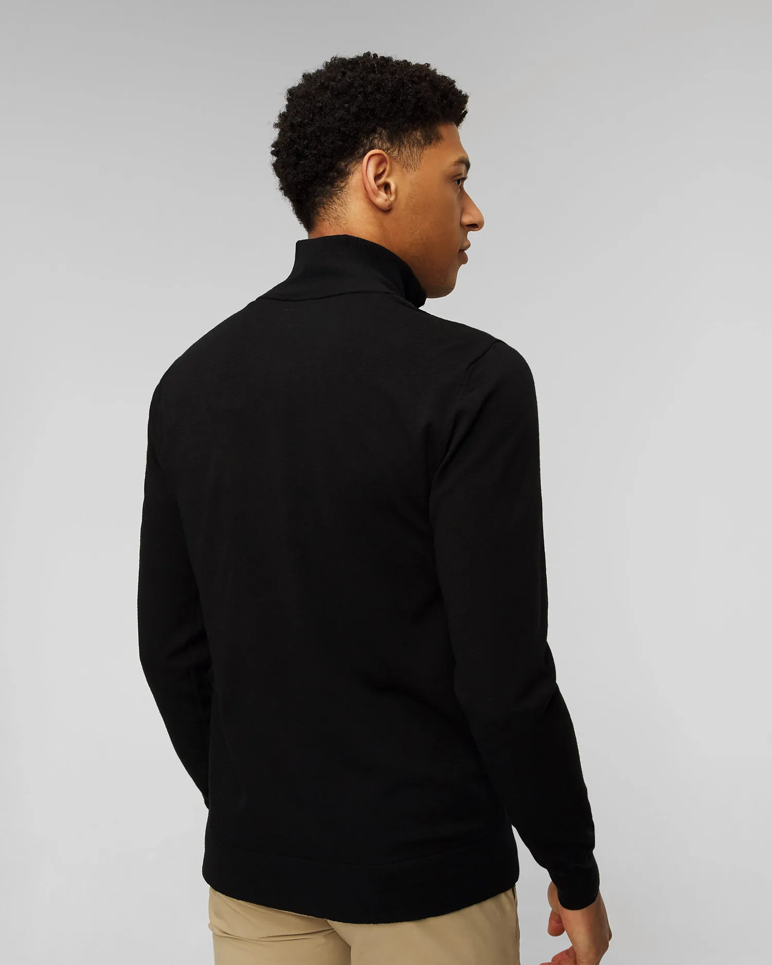 Maglione nero da uomo C.P. Company 15cmkn073a005528a-999