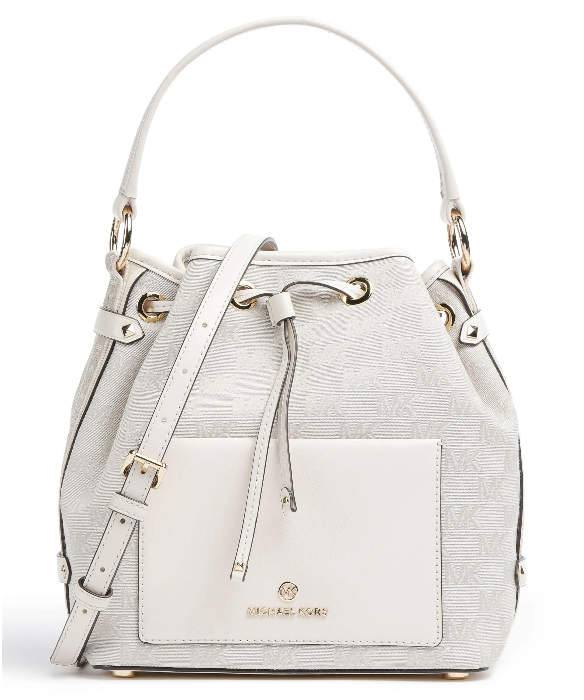  Michael Kors Maeve Borsa a secchiello cotone, poliestere avorio  