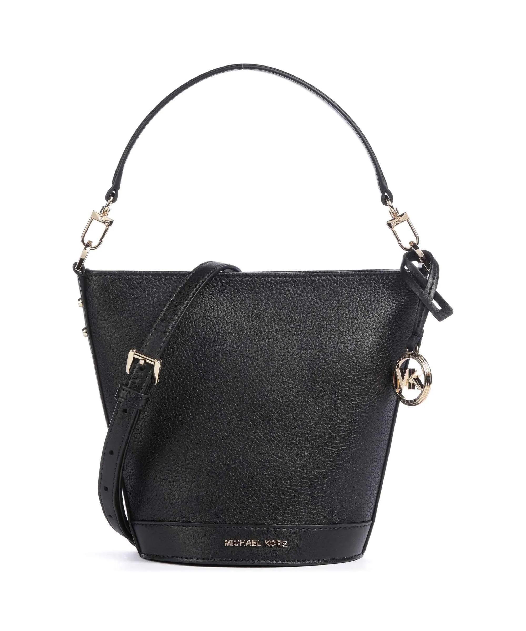  Michael Kors Townsend Borsa a secchiello pelle di vacchetta grana nero  