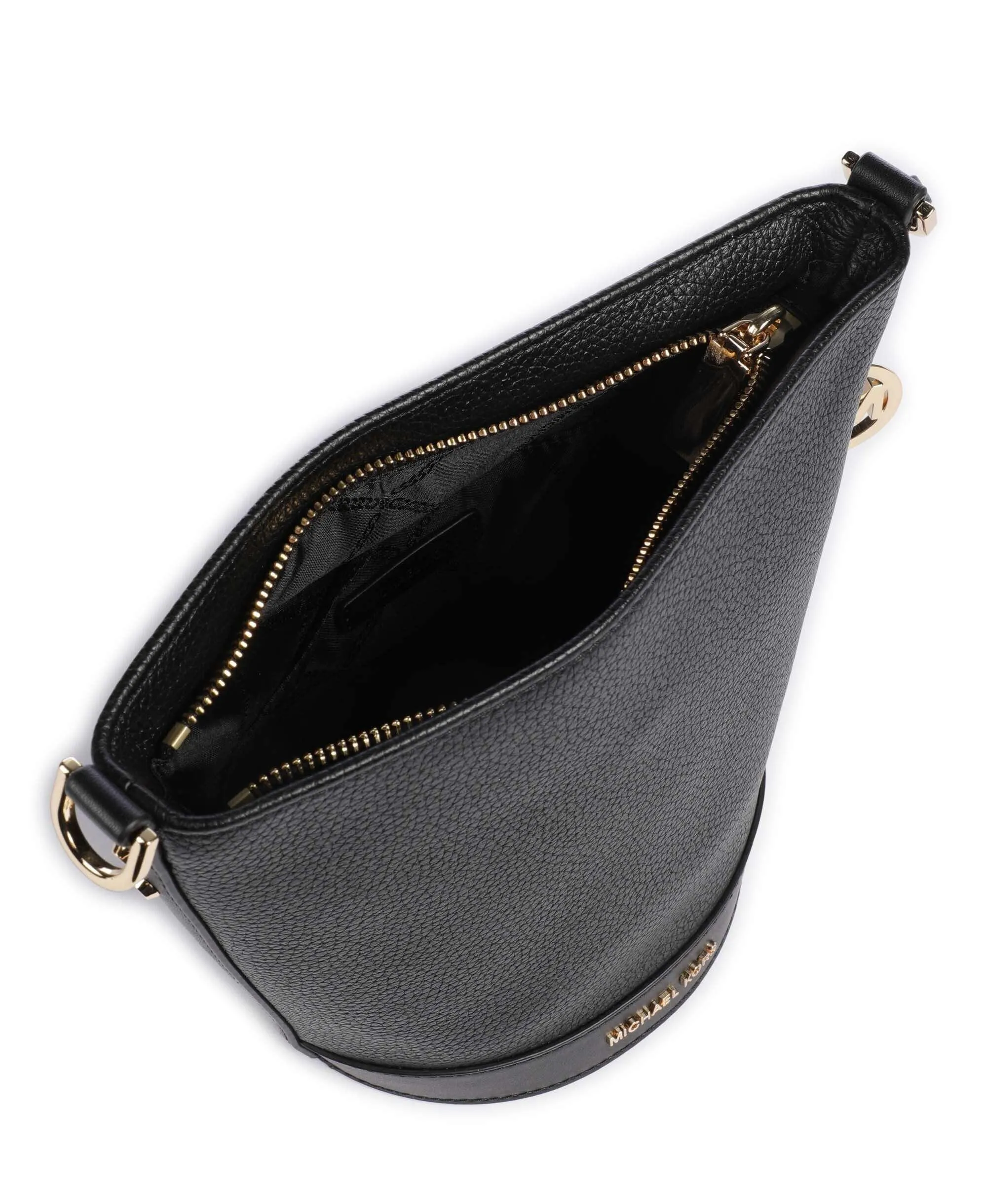  Michael Kors Townsend Borsa a secchiello pelle di vacchetta grana nero  
