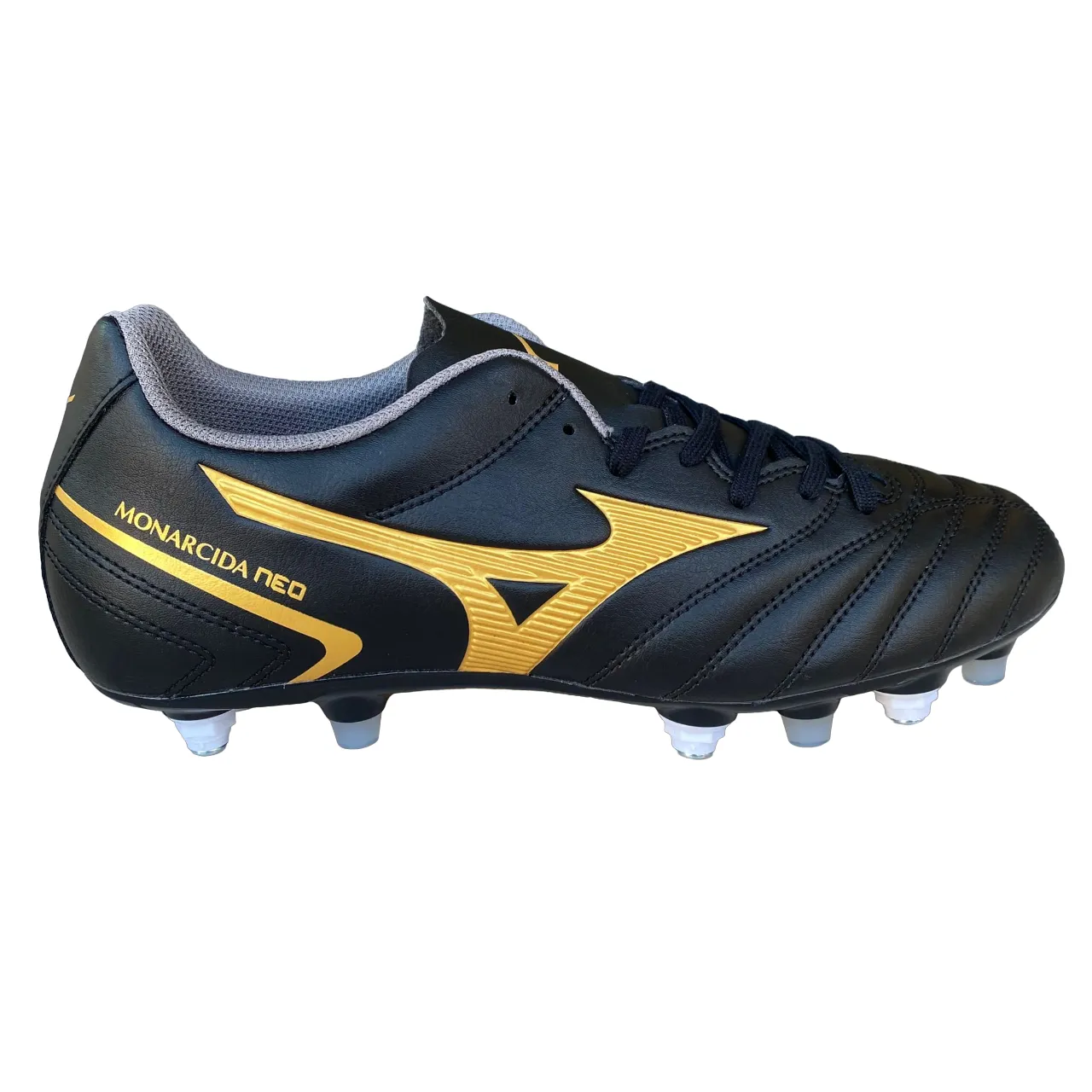 Mizuno Monarcida Neo II Select Mix men's football boot P1GC232550 black-gold
