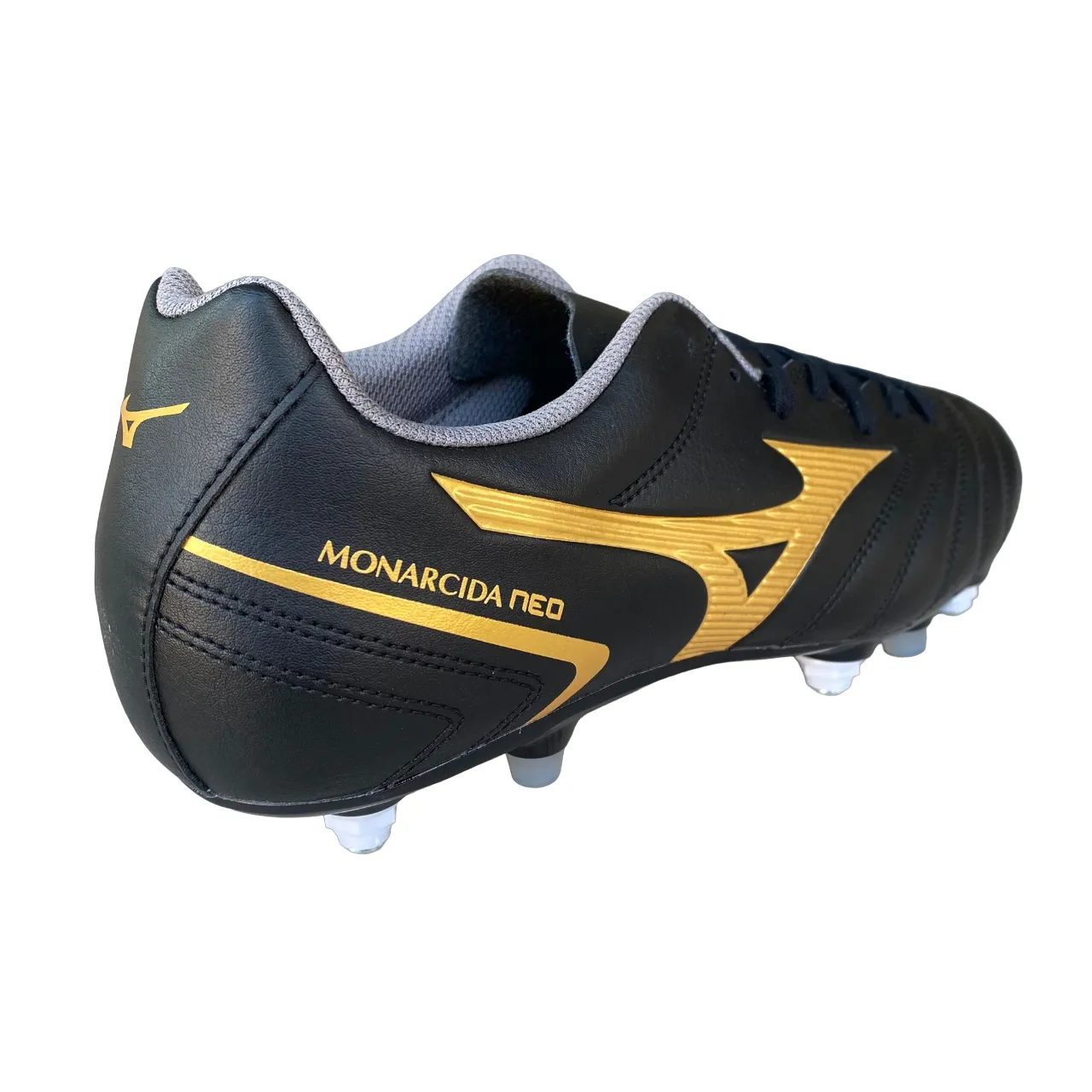 Mizuno Monarcida Neo II Select Mix men's football boot P1GC232550 black-gold