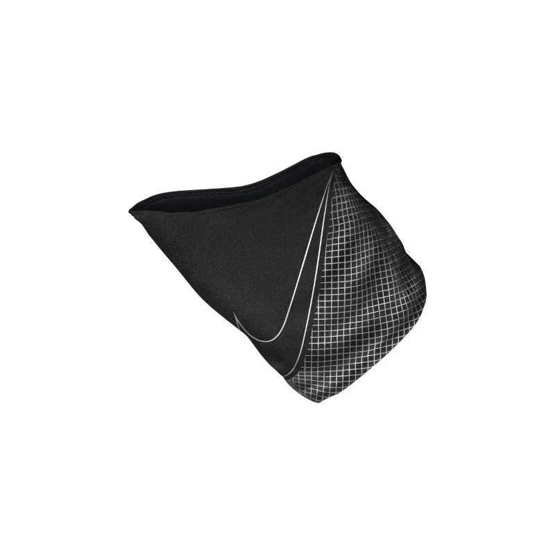 NIKE THERMA NECK WARMER SCALDACOLLO TERMICO RUNNING DRYFIT TECHNOLOGY - NERO