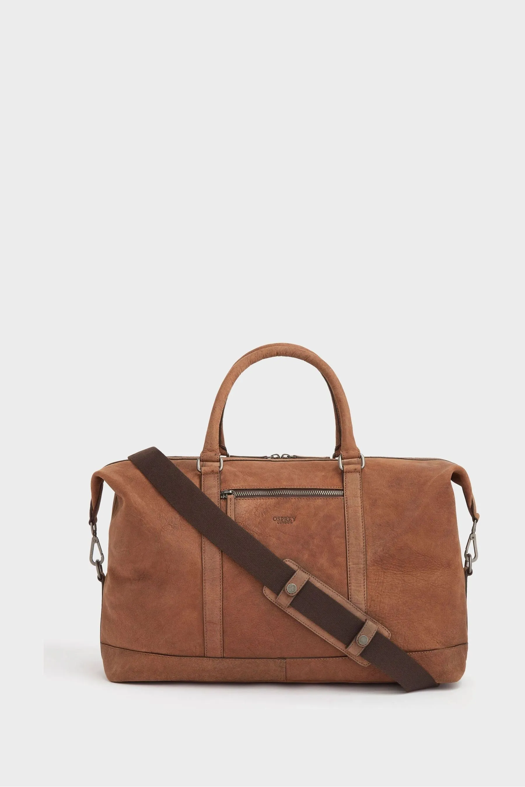 OSPREY LONDON Marrone - Clayton - weekend - Borsa grande Borsa in pelle