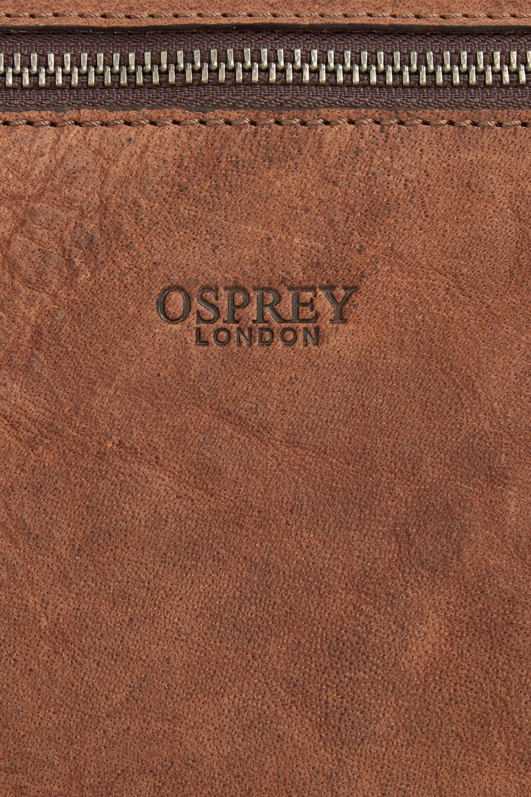OSPREY LONDON Marrone - Clayton - weekend - Borsa grande Borsa in pelle