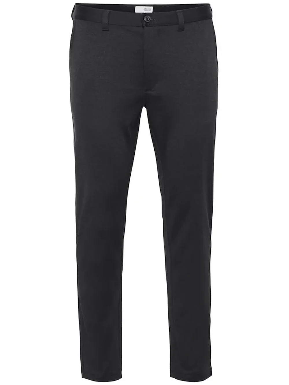 Pantalone Uomo nero regular elasticizzato