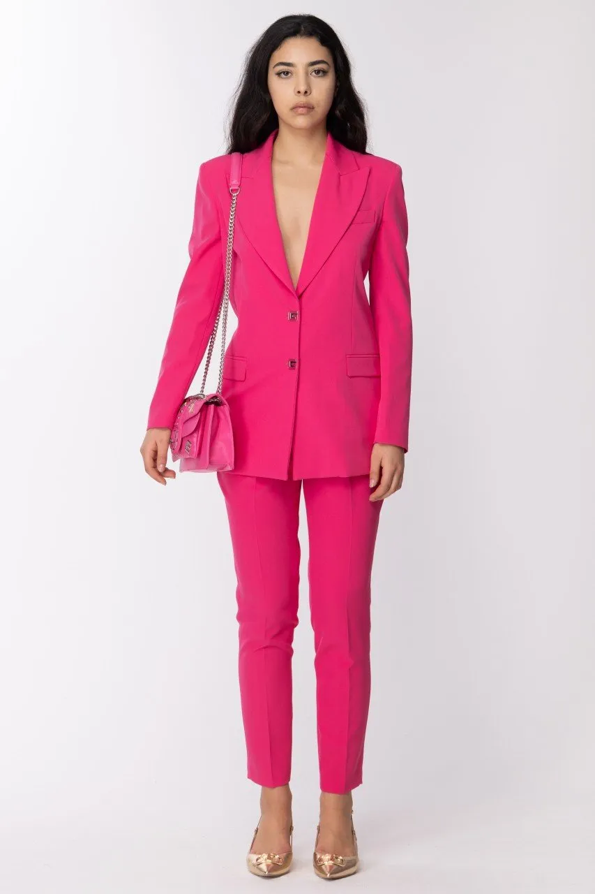 Pantaloni carrot Fucsia