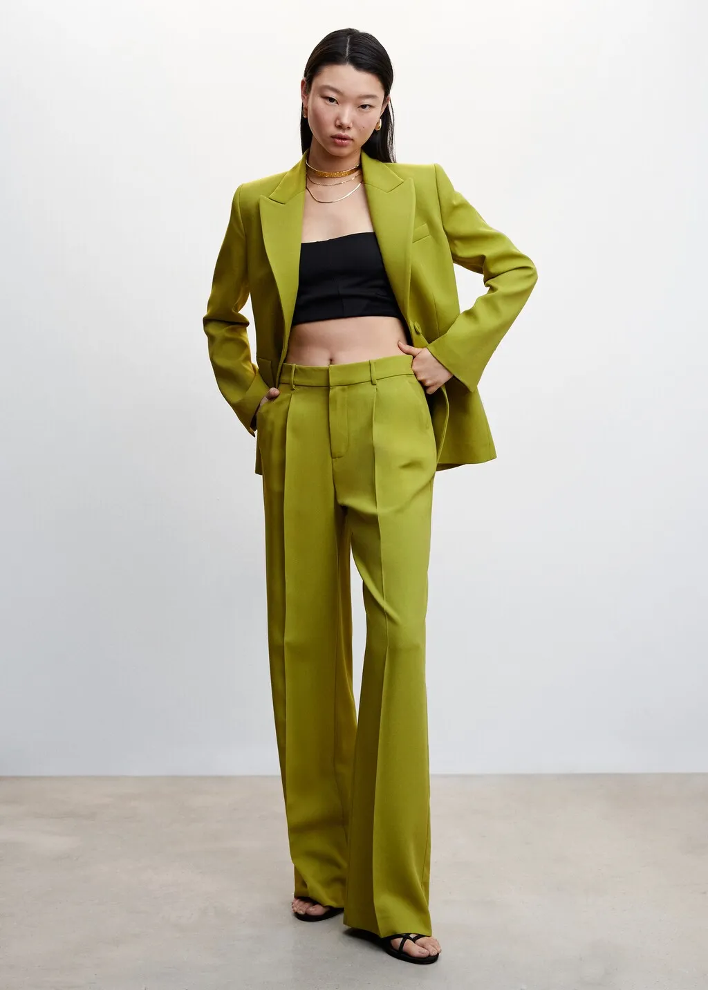 Pantaloni completo wideleg