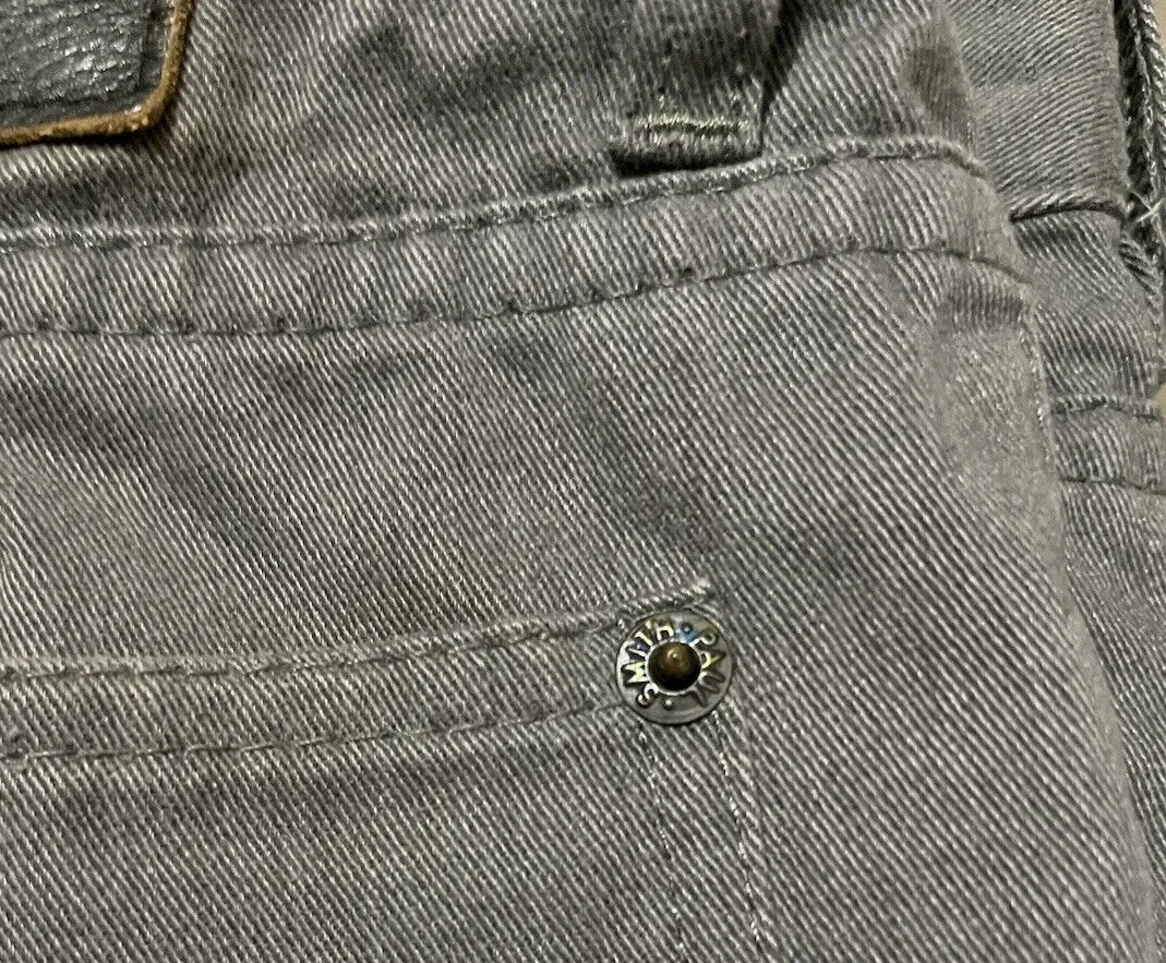 Pantaloni jeans Paul Smith grigi denim gamba dritta taglia 32 regolari-