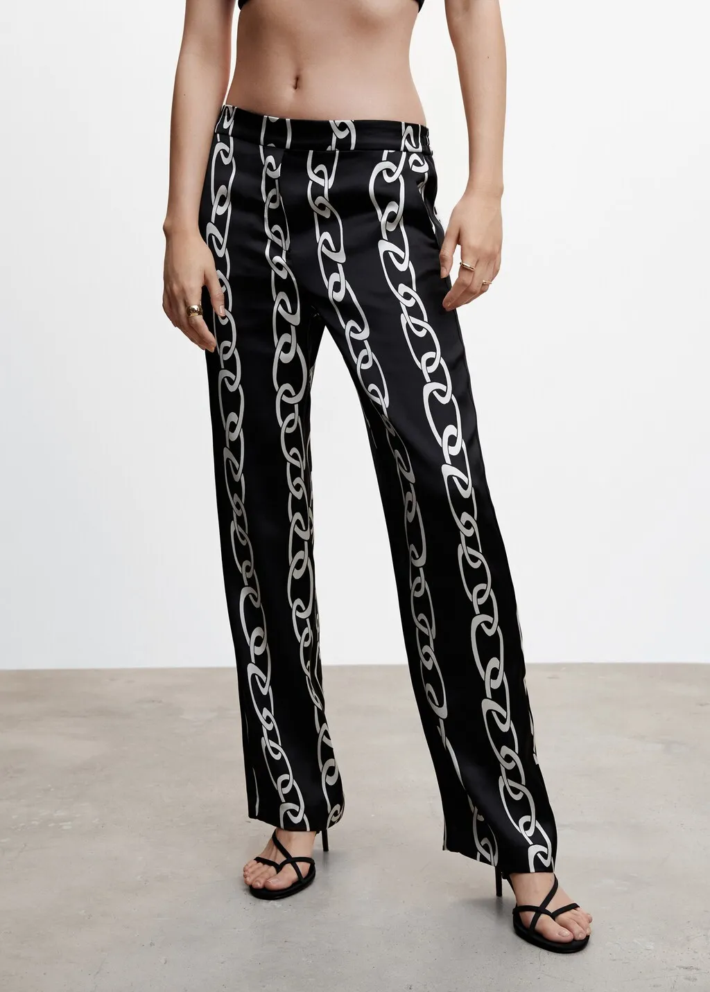 Pantaloni stampa catene