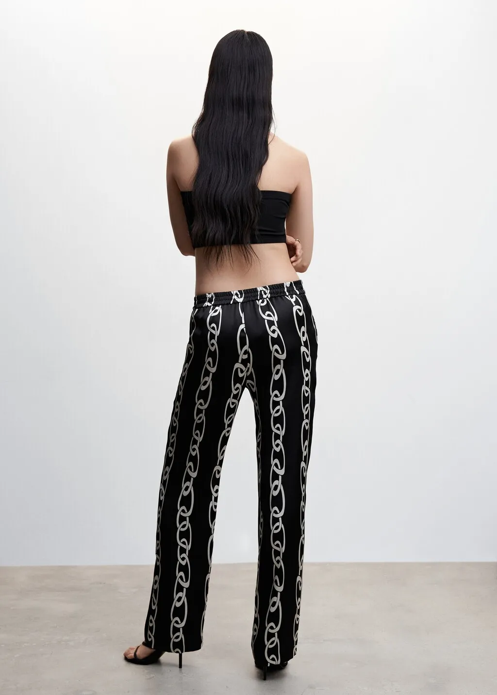 Pantaloni stampa catene