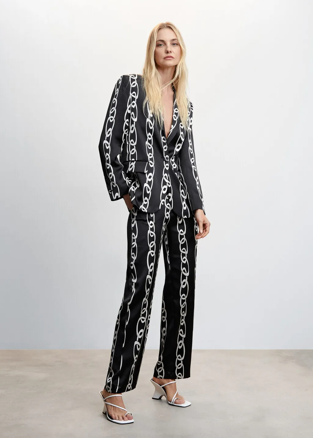Pantaloni stampa catene