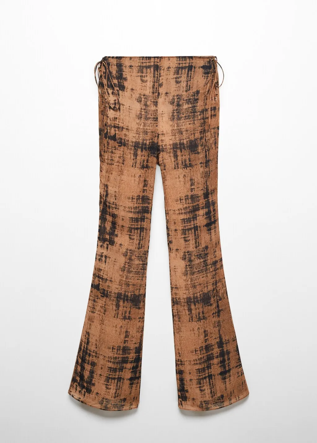 Pantaloni stampati semitrasparenti
