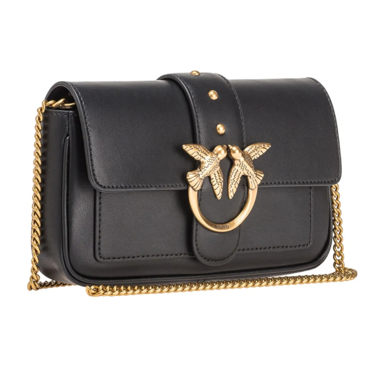 Pinko borsa clutch mini nera
