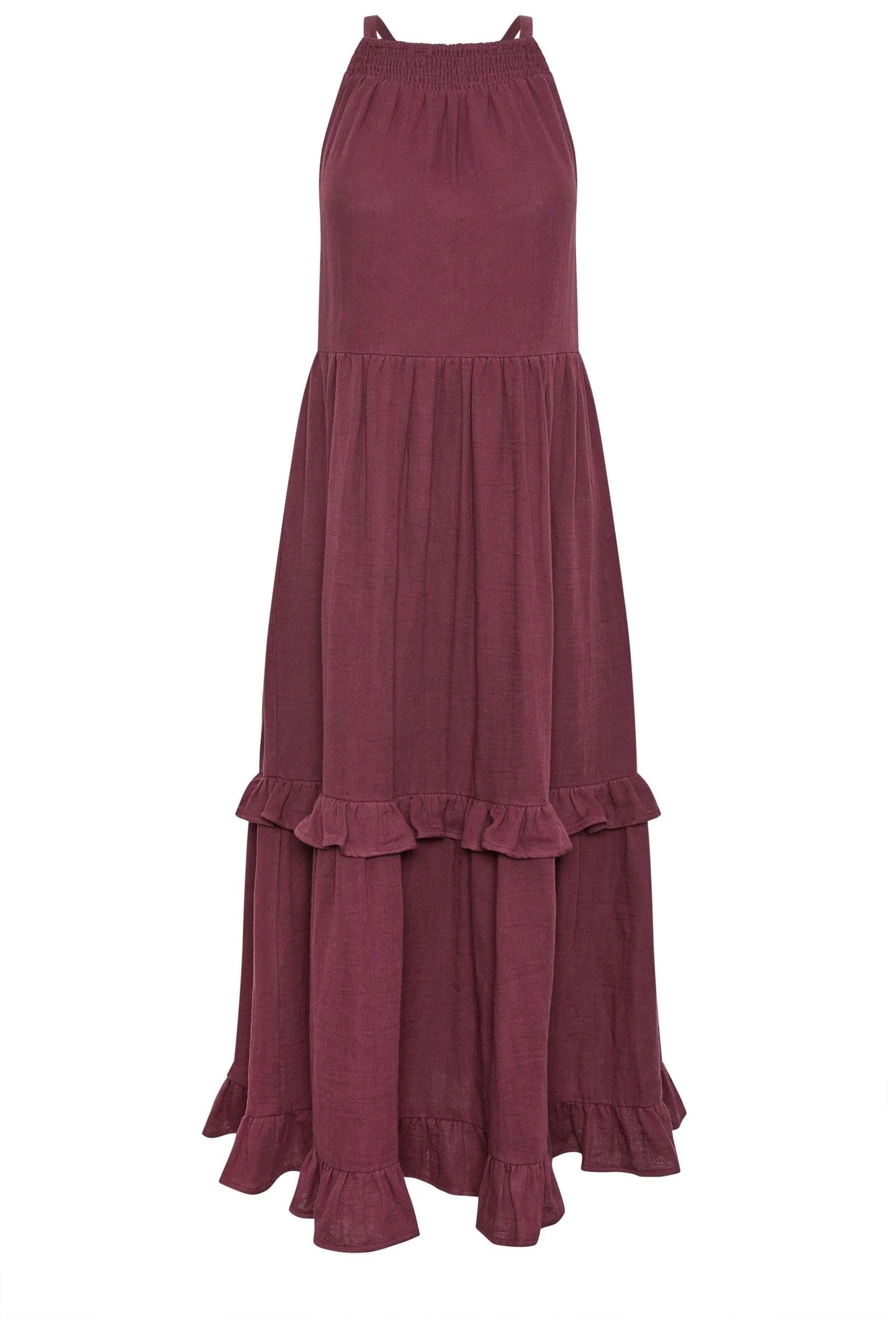 PixieGirl Petite con scollo all'americana a balze - Maxi abito