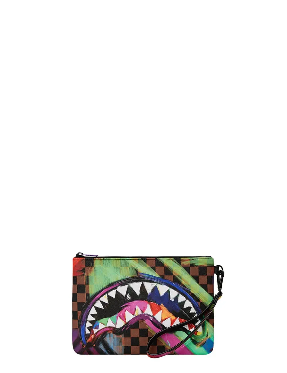 Pochette Incrociata Sharks In Vernice Rosso