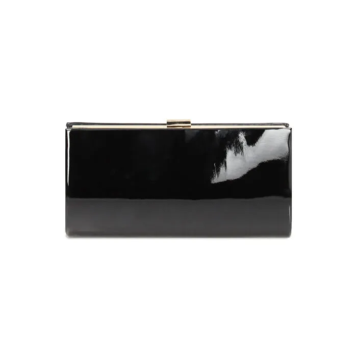 Pochette nera in vernice