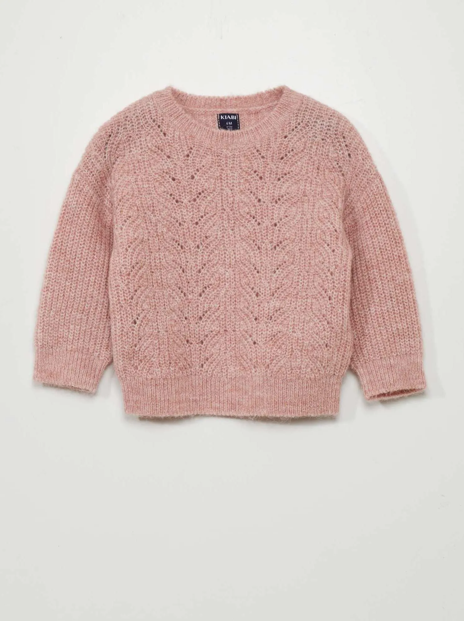 Pullover in maglia fantasia - VIOLA