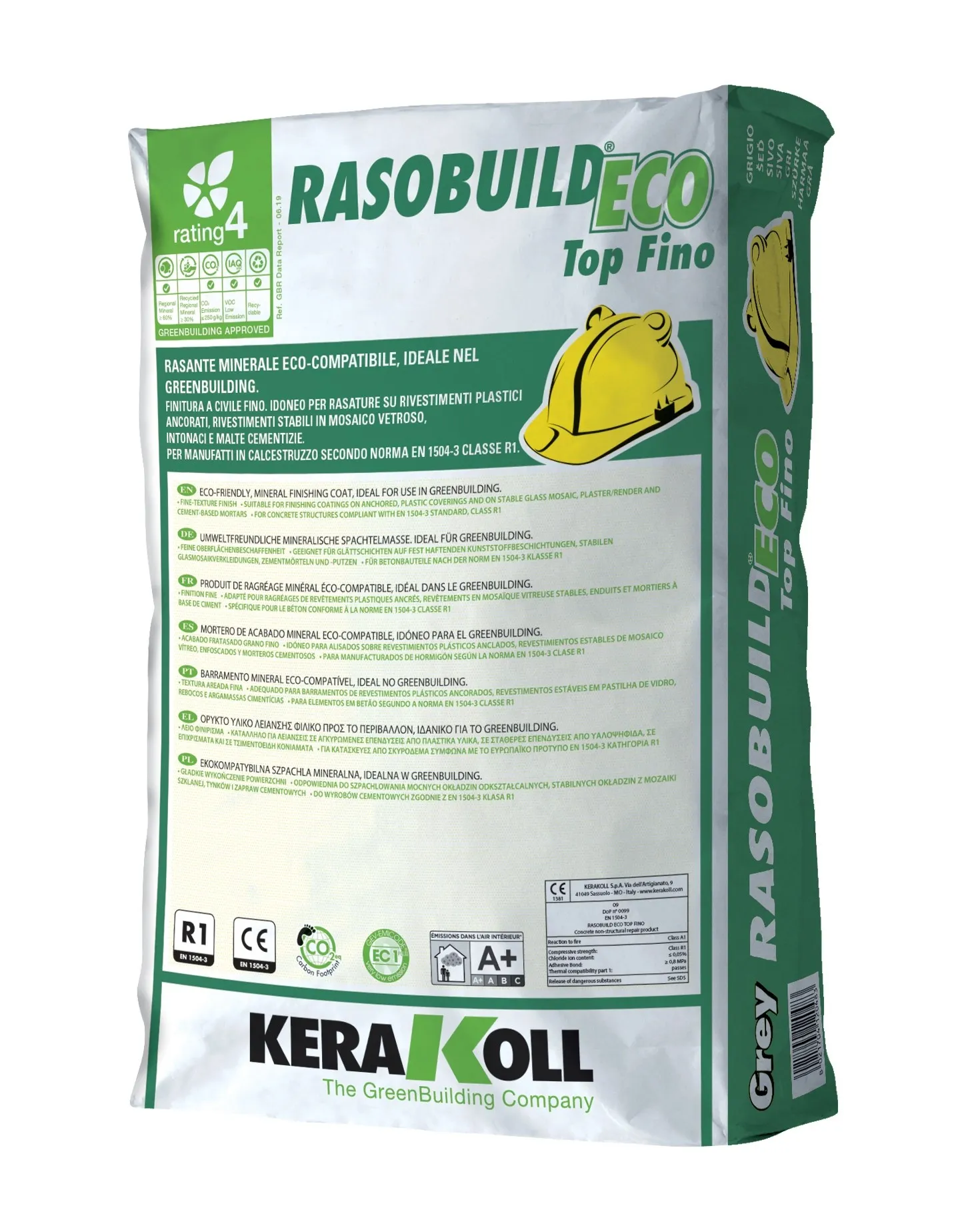 Rasante per lisciatura Kerakoll Rasobuild 25 kg