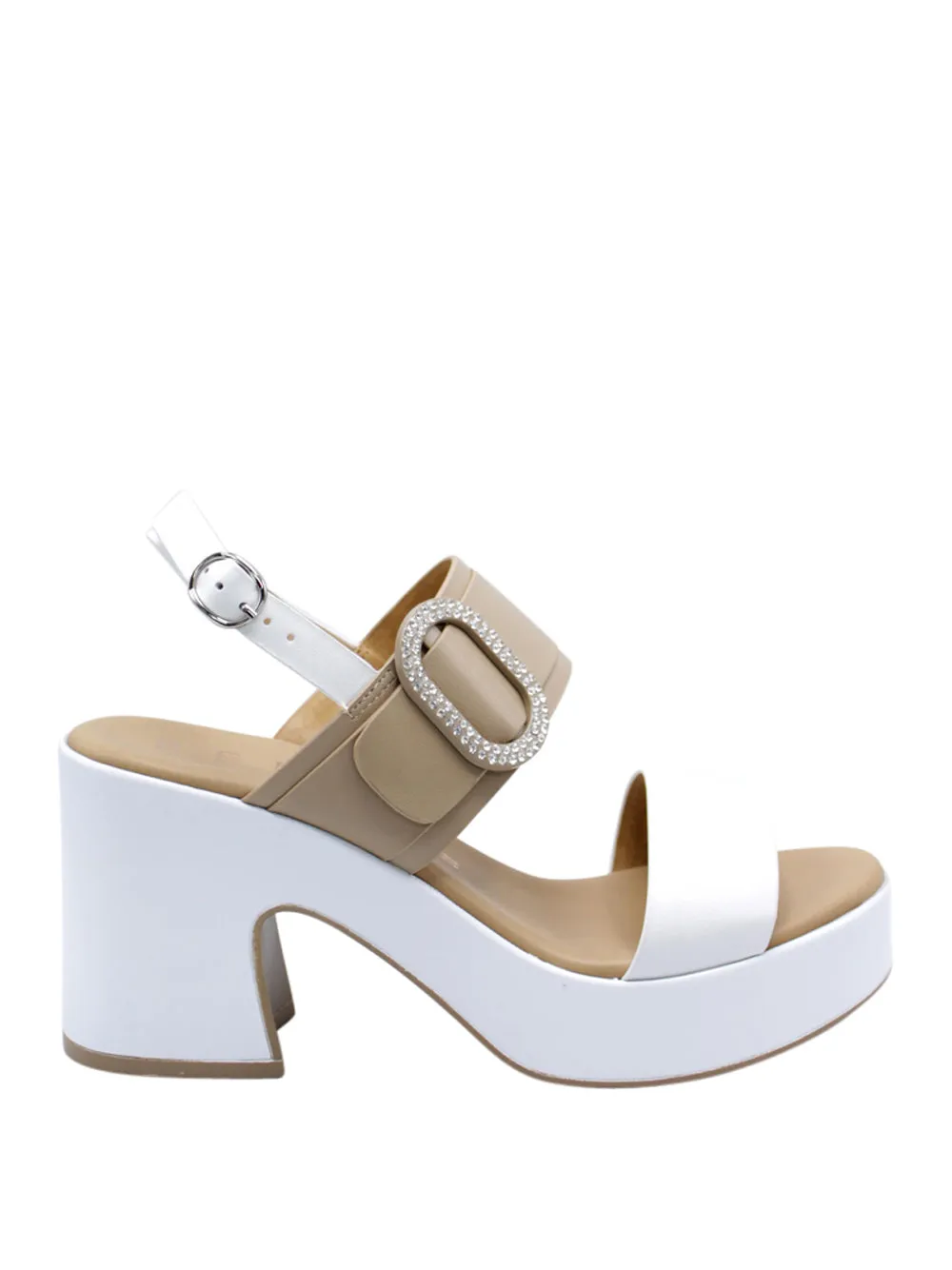REPO Sandali con tacco Donna - Bianco modello 57255