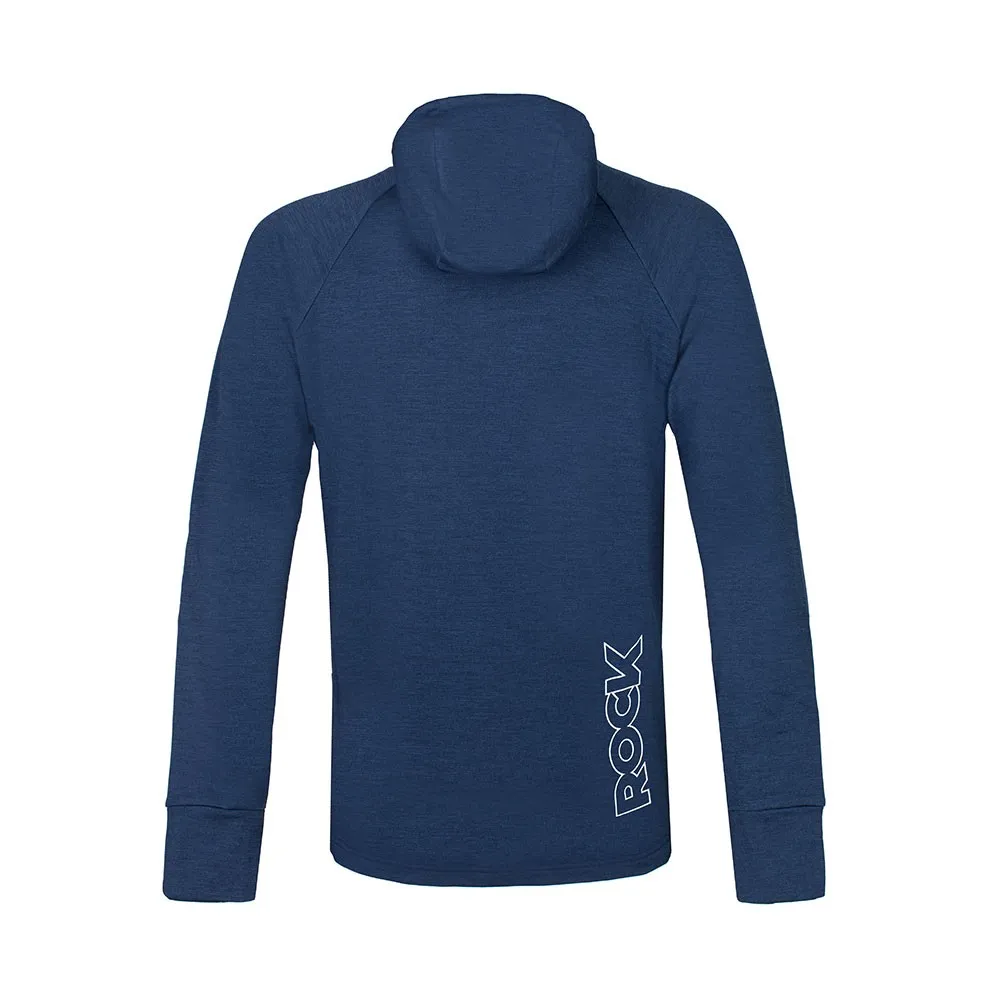 Rock Experience Felpa In Pile Copperhead Hoodie Blu Uomo