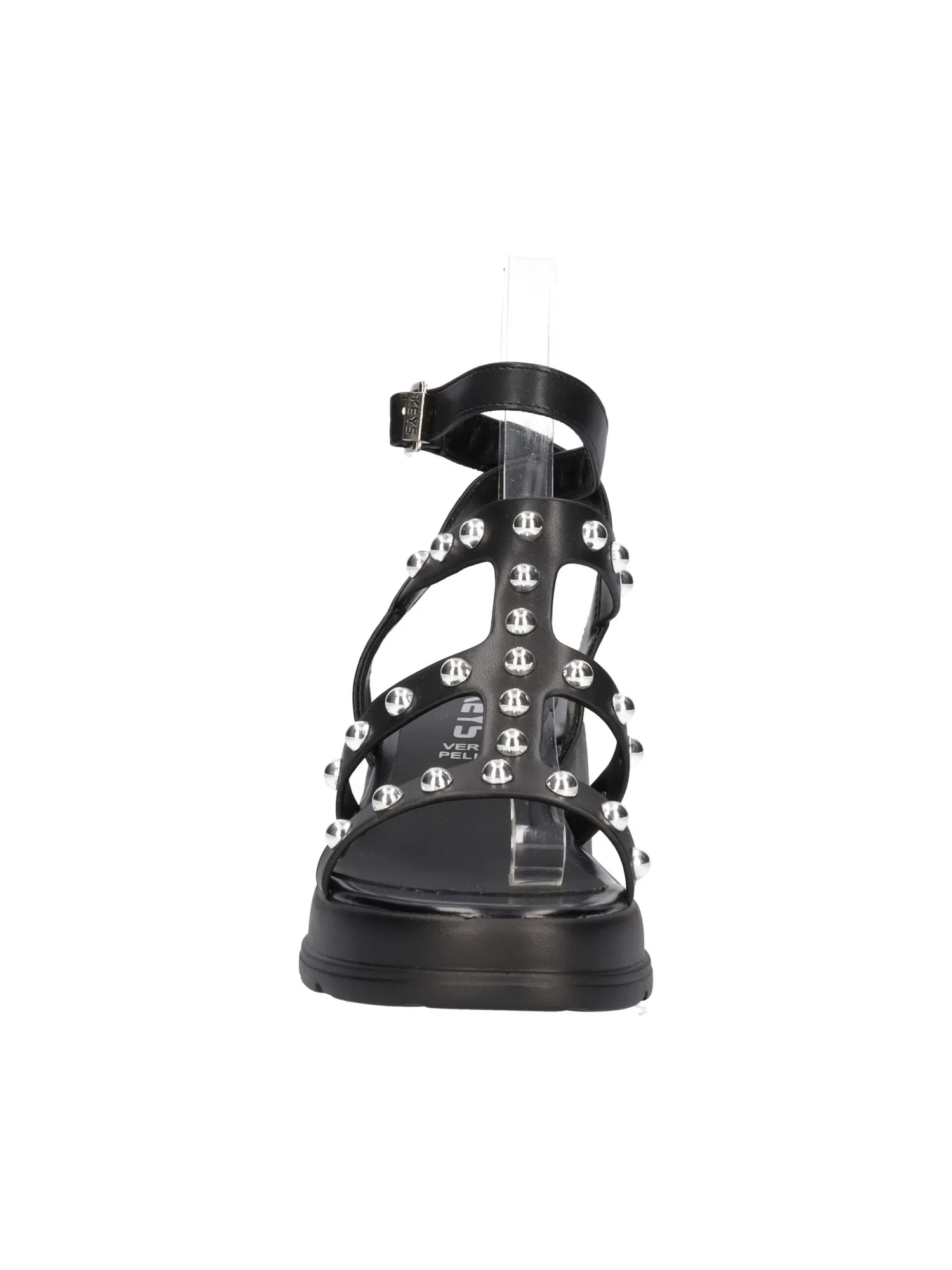 Sandalo con zeppa Keys da donna nero