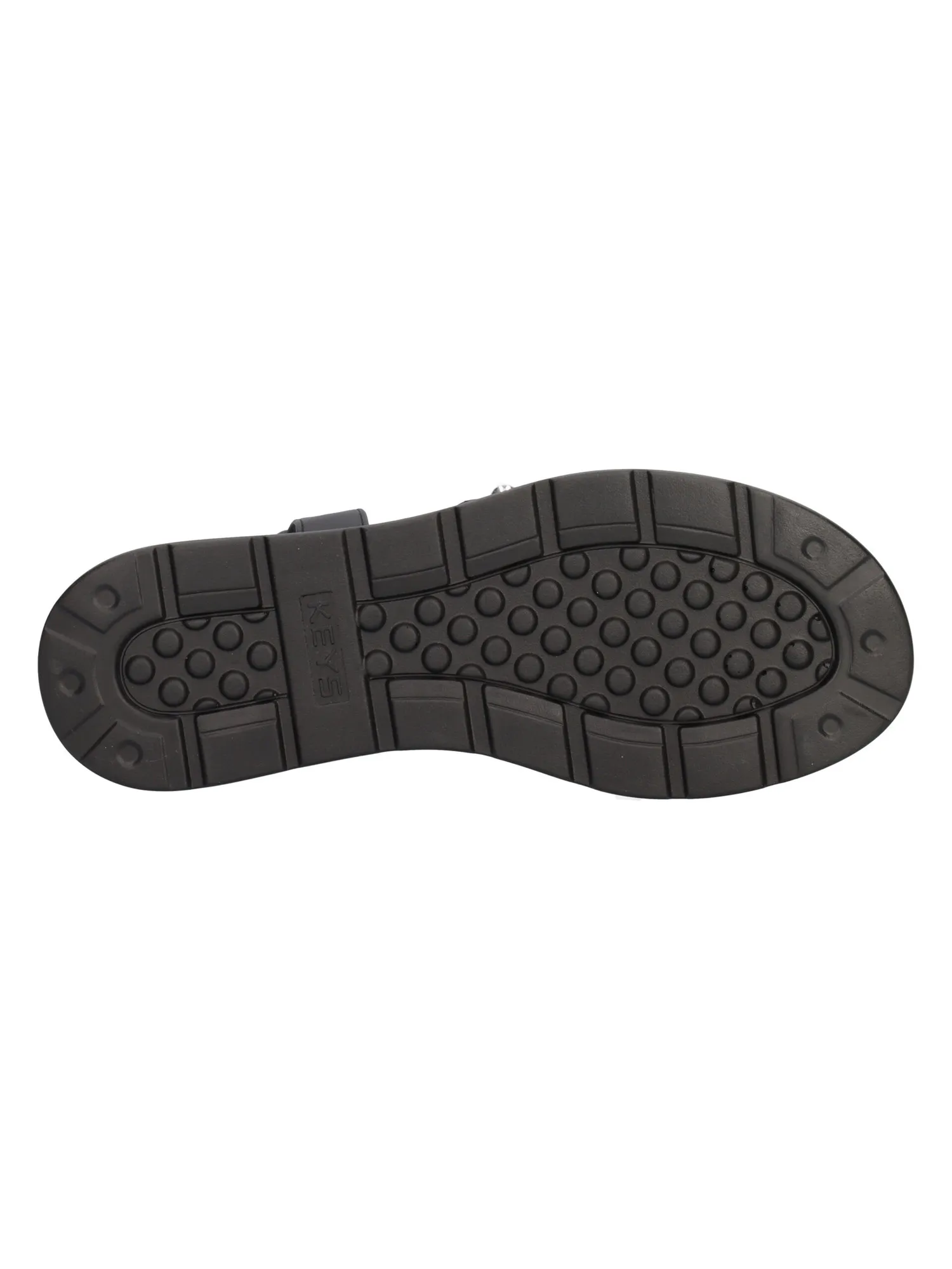 Sandalo con zeppa Keys da donna nero